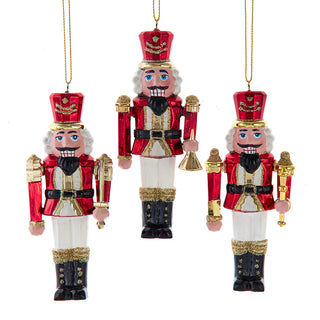Red & Gold Nutcracker Ornament Set D4706