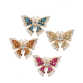 Gemstone Butterfly Ornament Set D4714 Flights of Fancy