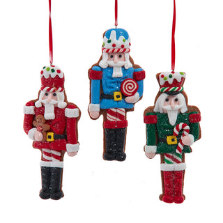Gingerbread Sweet Shop Nutcracker Ornaments Set D4758