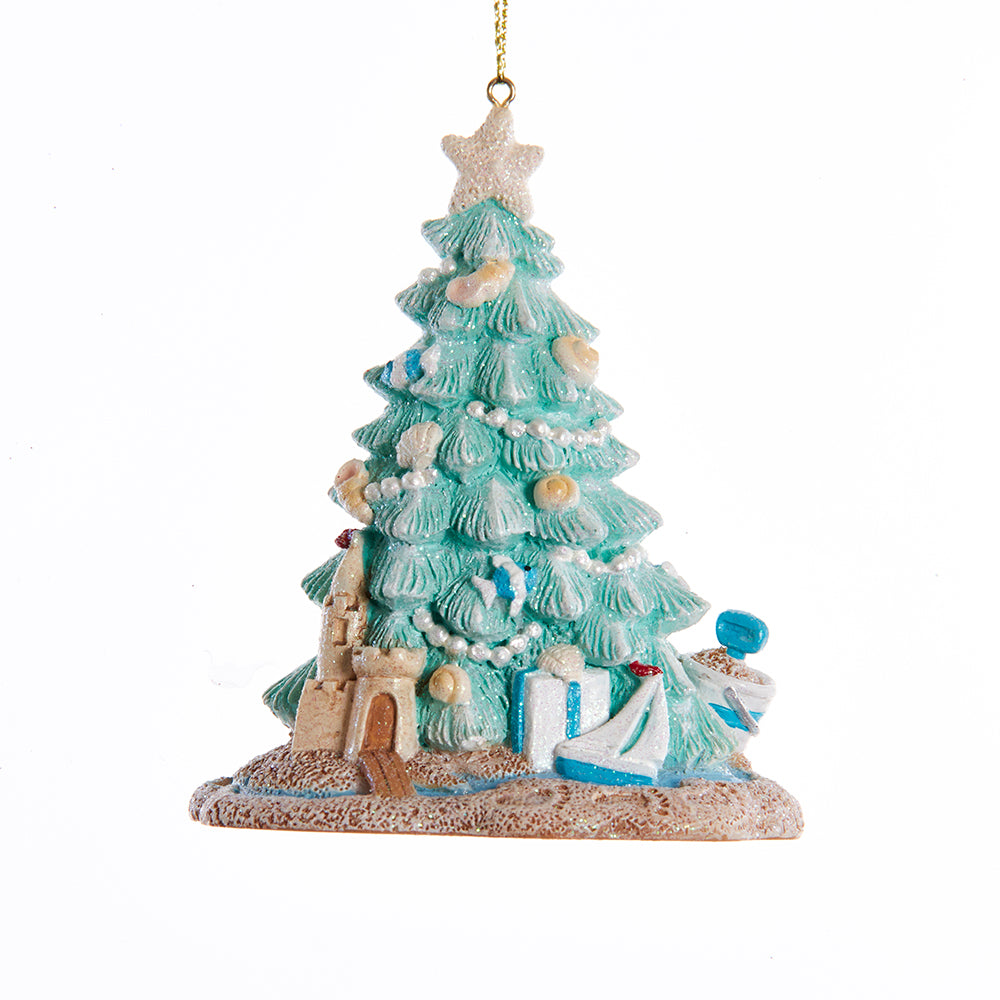 Kurt Adler 4" Coastal Beach Christmas Tree Ornament