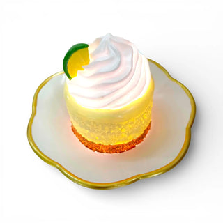 Pre-Order 5in Key Lime Pie Dessert Clip On Lite Up Ornament 55-55717