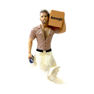 Big Package Merman Christmas Ornament Figurine 55-55105