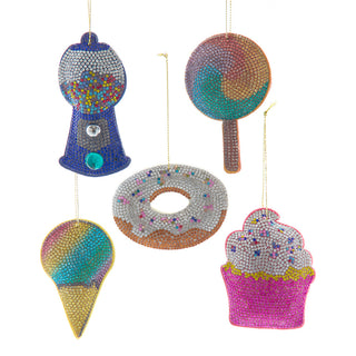 Bedazzled Retro Disco Sweets Ornament