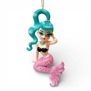 Isla Blue Hair Baby Doll Mermaid by Miss Fluff 55-55729