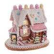 9" Battery-Operated LED Gingerbread Cake House