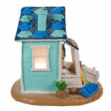 Kurt Adler 8" Pre-Lit Gingerbread Coastal Beach House