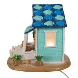 Kurt Adler 8" Pre-Lit Gingerbread Coastal Beach House