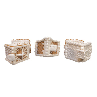 LED Brown Sugar Frosted Gingerbread Houses