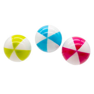 80MM Glass Beach Ball Ornaments, 3-Piece Box H1655 Beach Paradise