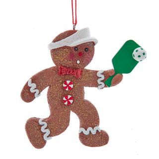 Gingerbread Man Pickleball Ornament H5916