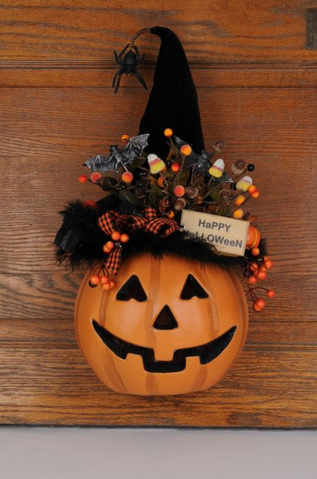 Karen Didion Lighted " Happy Halloween" Door Decor