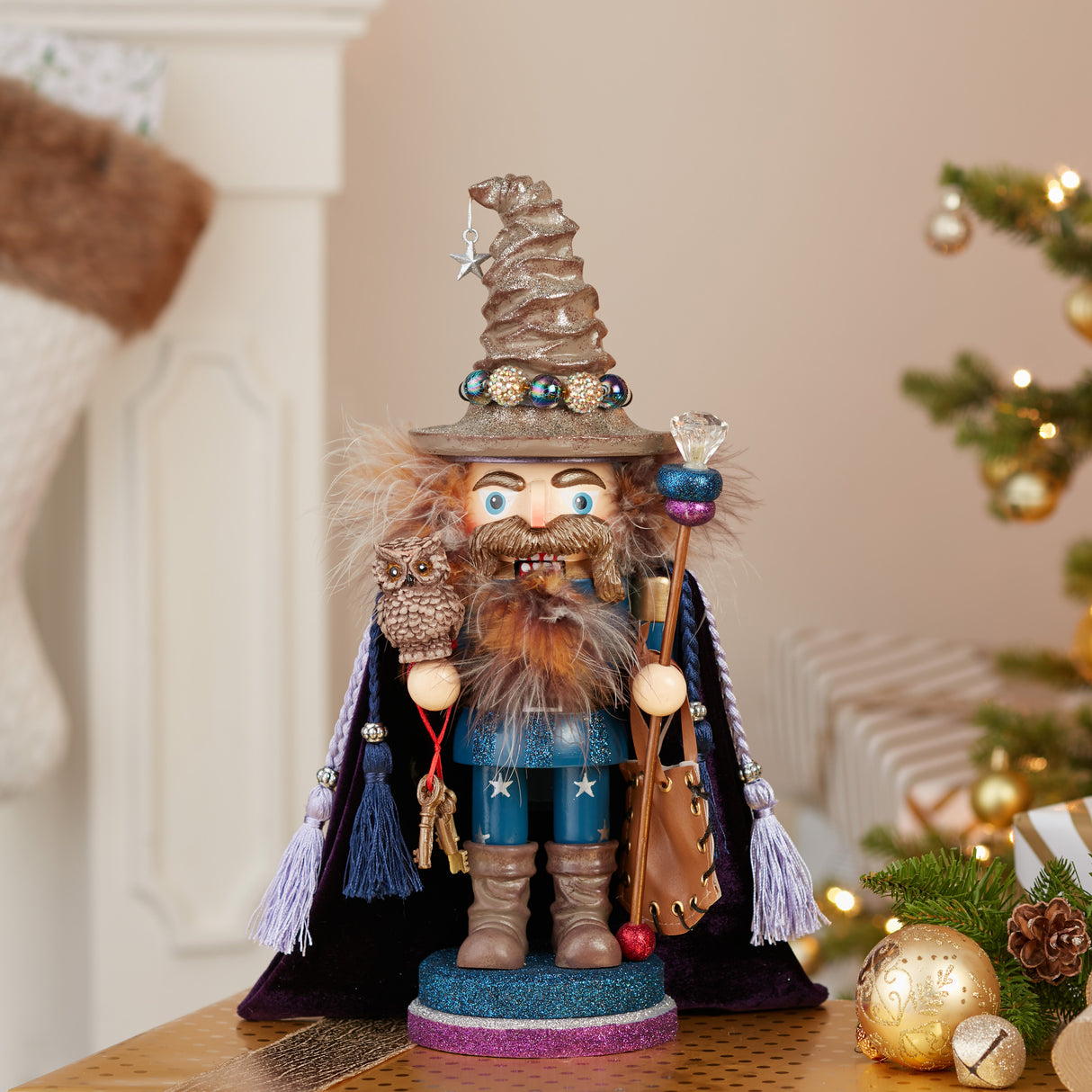 15" Hollywood Nutcrackers™ Brown Wizard Nutcracker