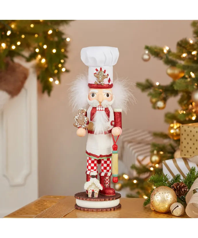 15" Hollywood Nutcrackers™ Gingerbread Chef Nutcracker