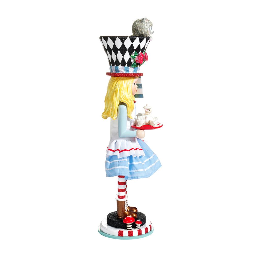 Pre-Order Kurt Adler 19.5 Alice In Wonderland Hollywood Nutcrackers™ Alice Nutcracker HA0466