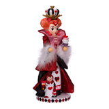 Pre-Order Kurt Adler Alice In Wonderland 17.5" Hollywood Nutcrackers™ Queen Of Hearts HA0519