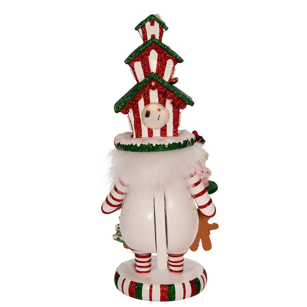 15" Hollywood Nutcrackers™ LED Gingerbread House Hat Nutcracker