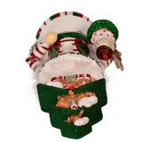 15" Hollywood Nutcrackers™ LED Gingerbread House Hat Nutcracker