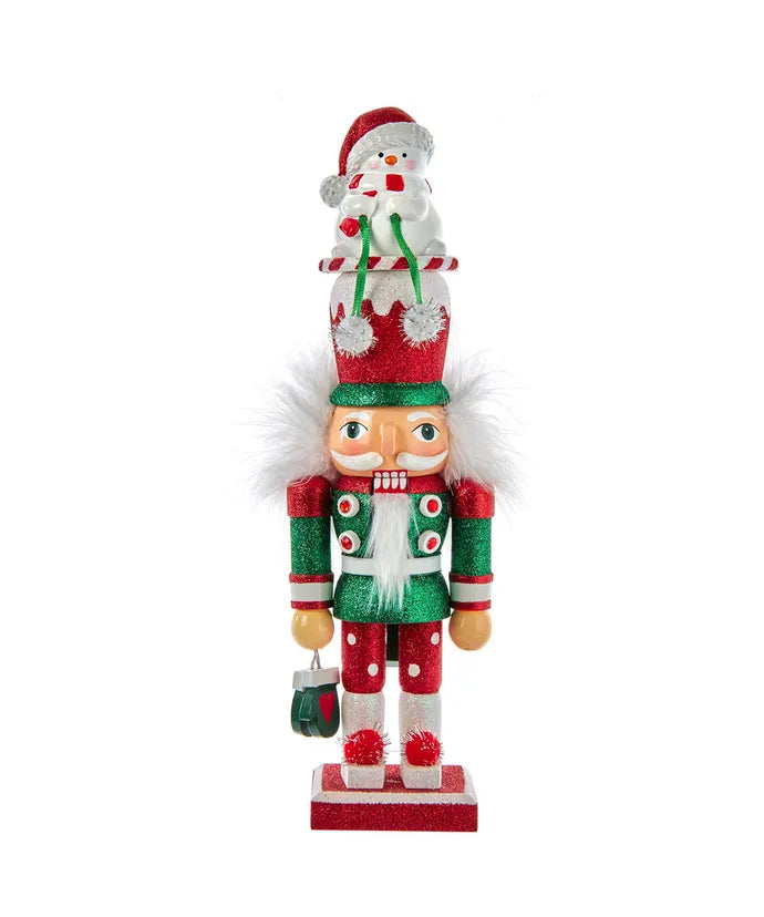 12" Hollywood Nutcrackers™ Snowman Hat Nutcracker