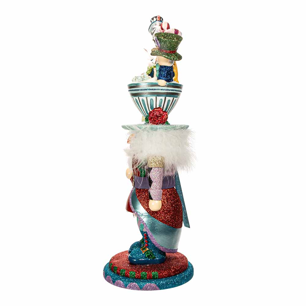 Kurt Adler Alice in Wonderland 18" Hollywood Nutcrackers™ Alice Teacup Hat Nutcracker