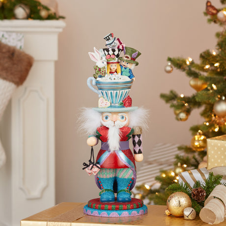 Kurt Adler Alice in Wonderland 18" Hollywood Nutcrackers™ Alice Teacup Hat Nutcracker