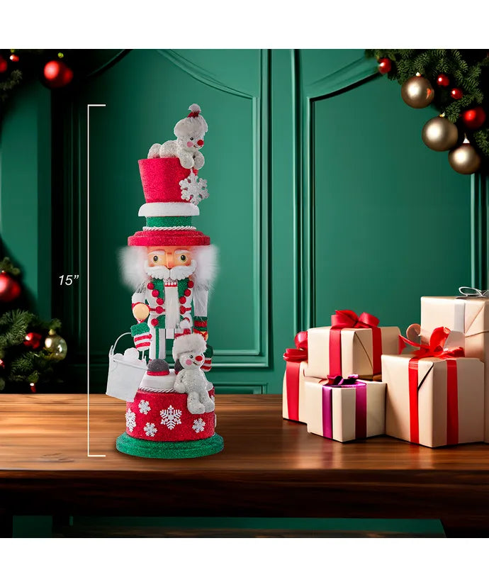 15" Hollywood Nutcrackers™ Frosty Frolic Nutcracker