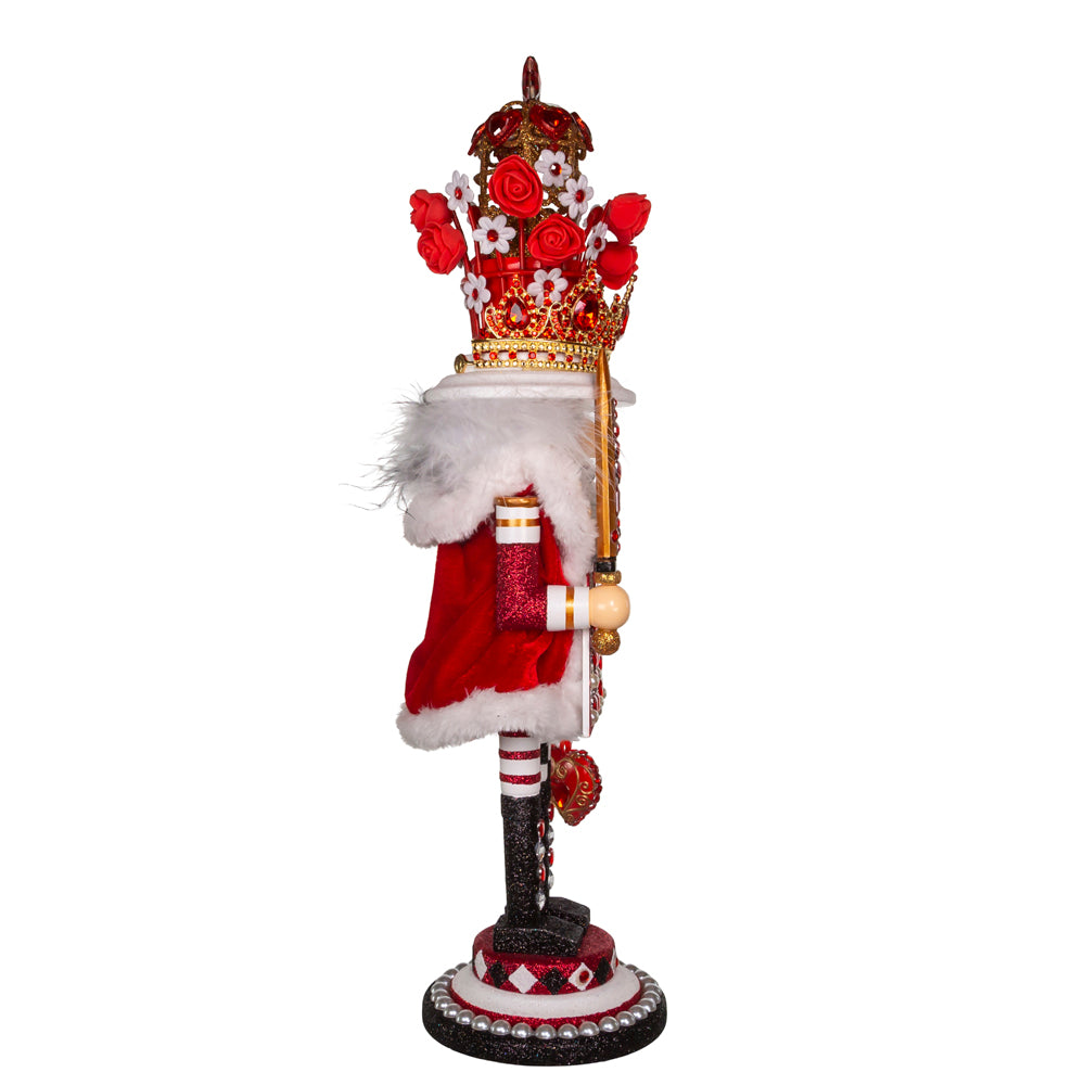 Kurt Adler Alice in Wonderland 18" Hollywood Nutcrackers™ King Of Hearts Nutcracker