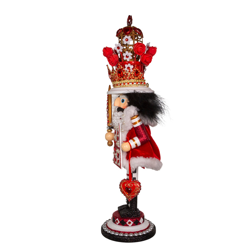 Kurt Adler Alice in Wonderland 18" Hollywood Nutcrackers™ King Of Hearts Nutcracker