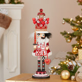 Kurt Adler Alice in Wonderland 18" Hollywood Nutcrackers™ King Of Hearts Nutcracker