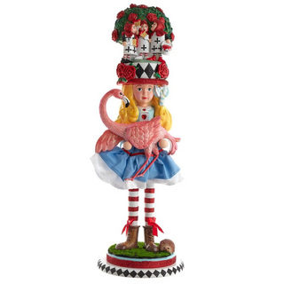19" Hollywood Nutcrackers™ Alice With Flamingo Nutcracker HA0684