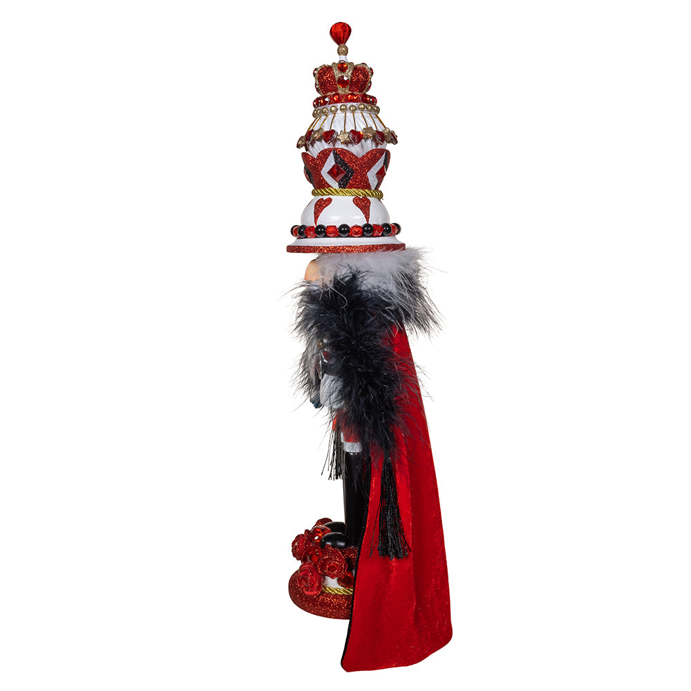 Kurt Adler Alice in Wonderland 18.8" Hollywood Nutcrackers™ King of Hearts Nutcracker