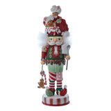 Kurt Adler 18" Hollywood Nutcrackers™ Gingerbread Soldier With Cupcake Body Nutcracker