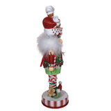 Kurt Adler 18" Hollywood Nutcrackers™ Gingerbread Soldier With Cupcake Body Nutcracker