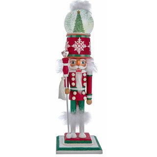 Pre-Order 21" Hollywood Nutcrackers™ Deck The Halls Musical Water Globe Hat NutcrackerHA0724
