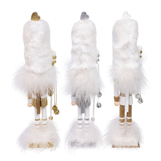 9.5" Hollywood Nutcrackers™ Gold, White, & Silver Nutcracker Set HA0780