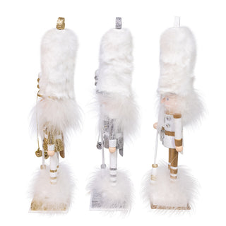 9.5" Hollywood Nutcrackers™ Gold, White, & Silver Nutcracker Set HA0780