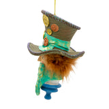 Kurt Adler Holly Hats™ Alice in Wonderland Happy Hatter Hat Ornament