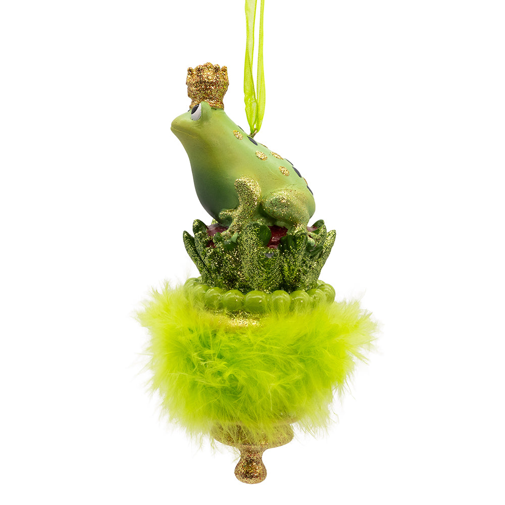 10.25" Holly Hats™ Frog Prince Hat Ornament