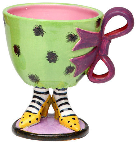 High Heel Social Green Cup By Babs