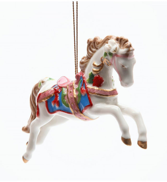 Christmas 2024 Whimsical Christmas Fantasia Horse Ornament