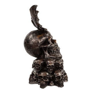 Halloween Battery Operated Bat on Skulls Table Piece