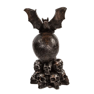Halloween Battery Operated Bat on Skulls Table Piece