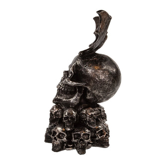 Halloween Battery Operated Bat on Skulls Table Piece