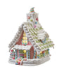 Battery Operated LED Lighted Gingerbread Pastel Candy House