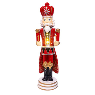 Battery Operated Lighted King Nutcracker Table Piece JEL1421