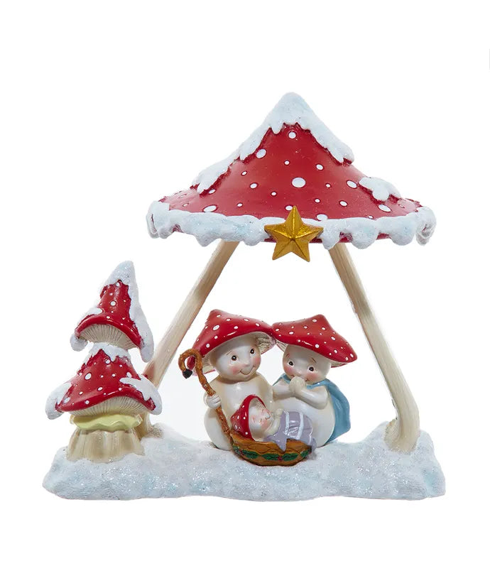 Merry Little Mushrooms Nativity Table Piece