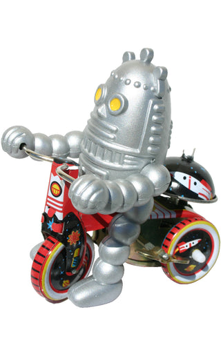 Tin Wind-up Robot on tricycle MS013