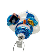 Noble Gems™ Glass Hanukkah Snowman Ornament