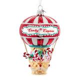 Noble Gems™ Glass Candy Hot Air Balloon Ornament