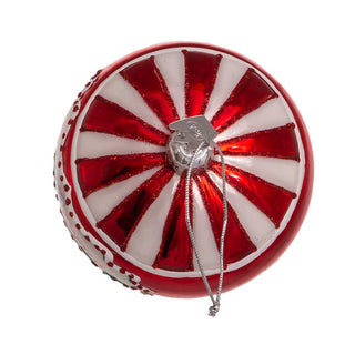 Noble Gems™ Peppermint Candy Hot Air Balloon Glass Ornament NBX0017