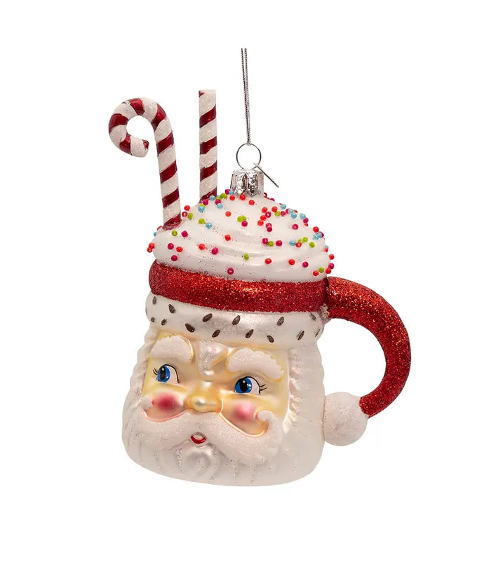 Noble Gems™ Santa Cocoa Mug Ornament